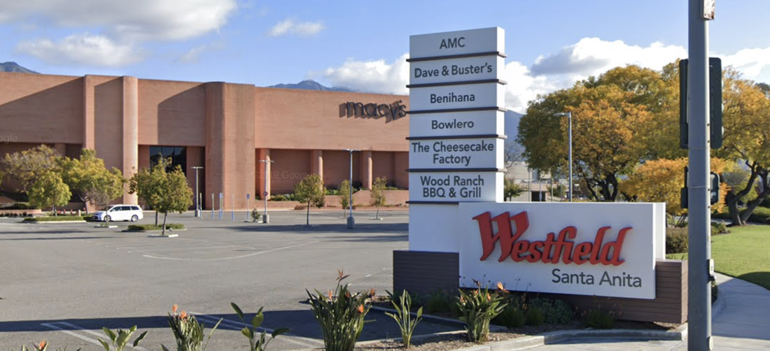 Huge Arcadia Mall Alert in the San Gabriel Valley: Westfield Santa